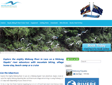 Tablet Screenshot of mekongkayaks.com